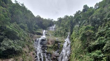 Cachoeira da Água Branca é um dos atrativos que atrai visitantes no município - Fundação Florestal