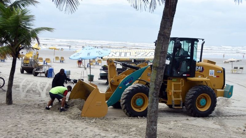 Previsão da Sesurb é que todo o trabalho seja concluído até o início de dezembro - Prefeitura de Praia Grande