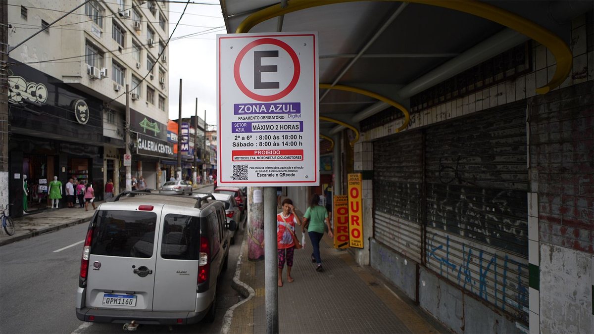 Estacionamento rotativo começa a valer a partir de dezembro em São Vicente