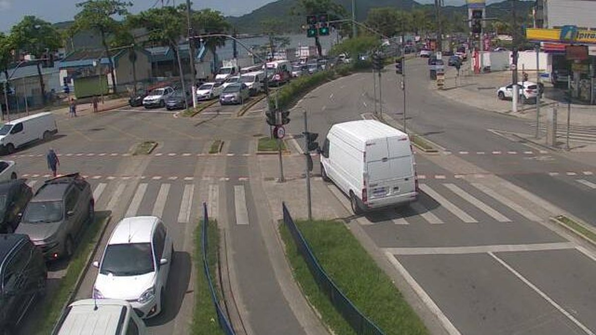 Travessia Santos Guaruj Est Complicada Nesta Manh De Quinta Feira