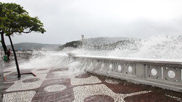 Se as previsões se confirmarem, há possibilidade de impactos em estruturas costeiras - Prefeitura de Santos