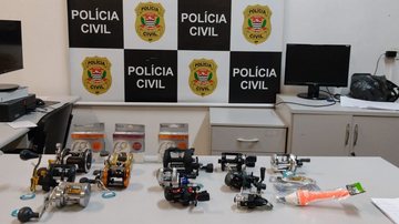 O furto fora cometido por cinco bandidos, no dia 4 de maio,  no bairro Estuário - Divulgação/Polícia Civil