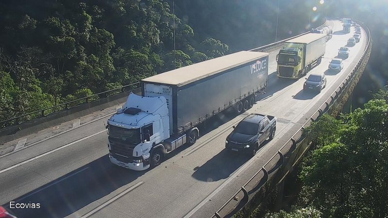 Alto Fluxo De Ve Culos Provoca Lentid O No Sistema Anchieta Imigrantes