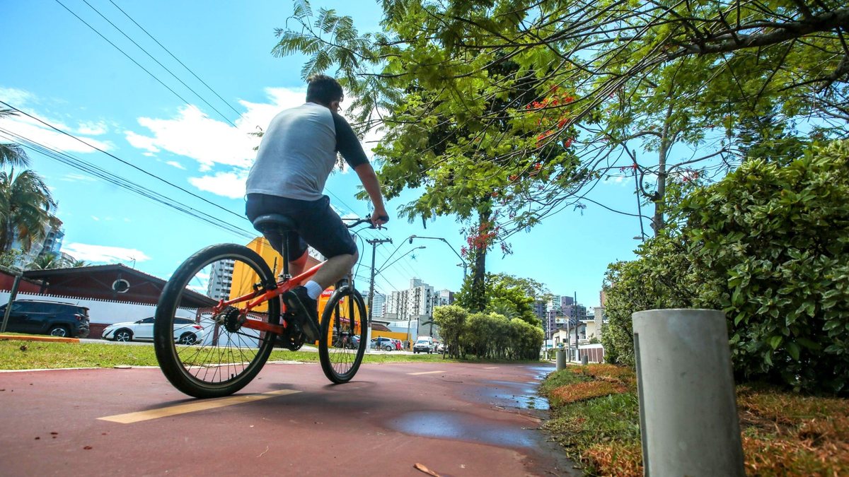 Praia Grande é o local ideal para comemorar o Dia Mundial da Bicicleta