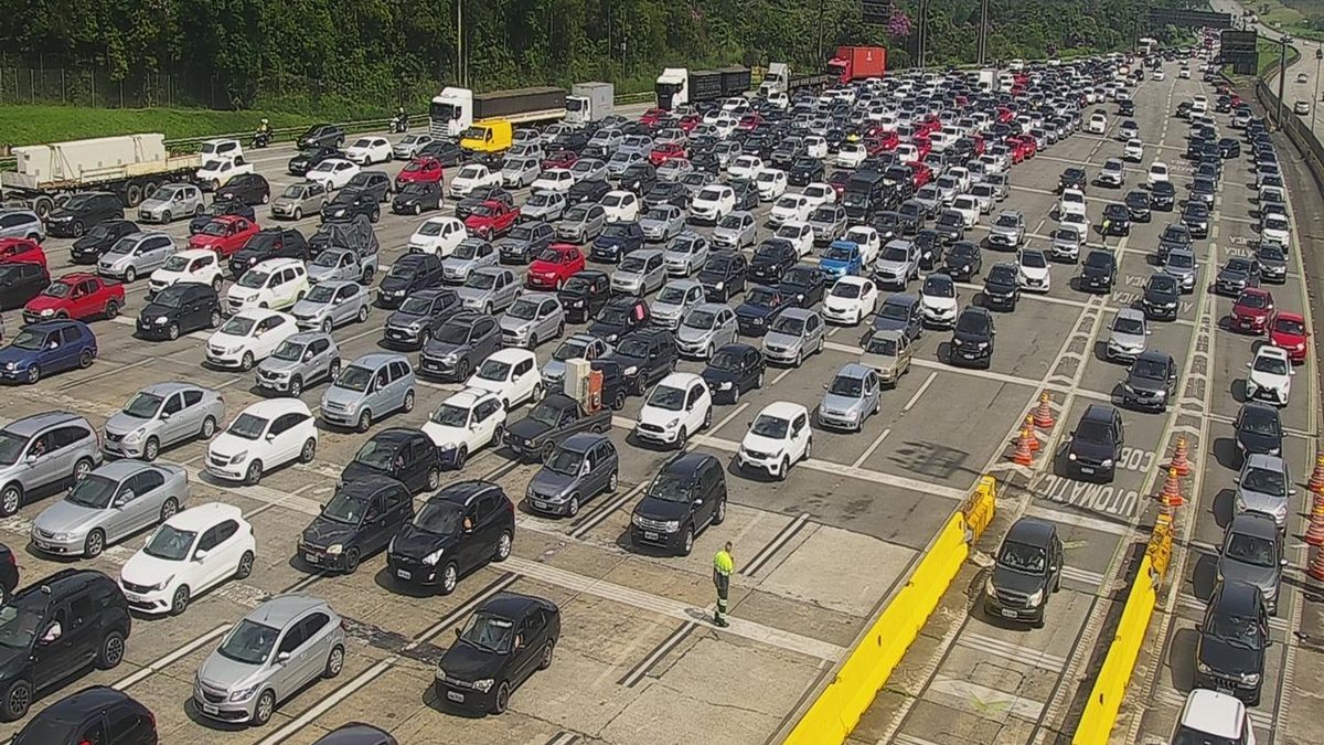 Anchieta E Imigrantes Est O Km De Congestionamento No Sentido