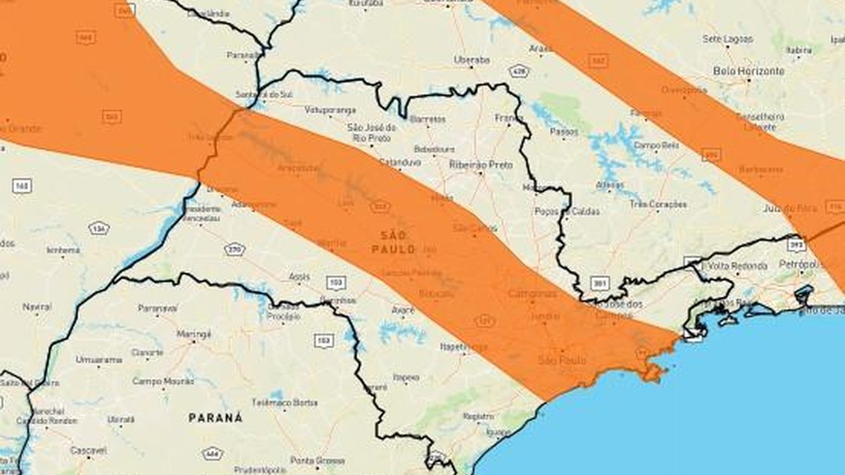 Alerta Laranja Adverte Para Risco De Chuvas Intensas Em Parte Do