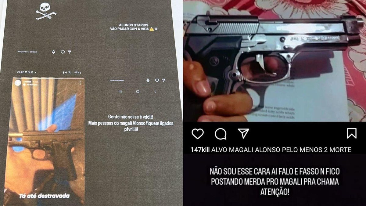 Adolescente que ameaçou massacre em escola de Praia Grande é pego