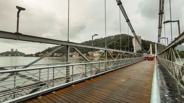 Ponte Pênsil foi registrada como patrimônio histórico do estado de São Paulo em 30 de abril de 1982 - Prefeitura de São Vicente