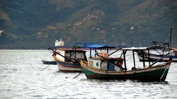 Barcos pesqueiros artesanais em São Sebastião - Reprodução: Cidade e Cultura