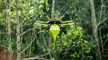 Drone desenvolvido com alta tecnologia para reflorestamento de áreas inacessíveis - Ambipar Group