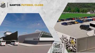 Novo CT do Santos seria completo para os atletas e comissão técnica - Reprodução/Santos FC