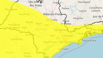 Aproximação de áreas de instabilidade no litoral - Costa Norte/ Inmet