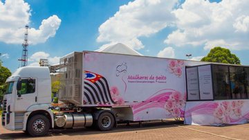 Carreta da Mamografia vai ficar estacionada na Praça Narciso de Andrade, no Centro - Reprodução/Alesp