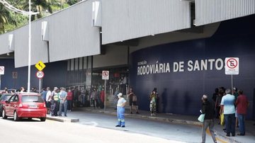 Suspeito já havia tentado praticar crimes na rodoviária em outras ocasiões - Prefeitura de Santos