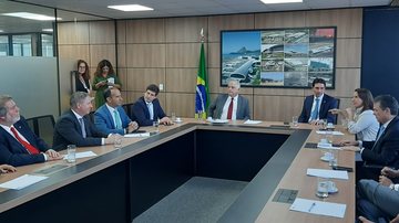 Deputado reunido com autoridades em Brasília - Assessoria Parlamentar