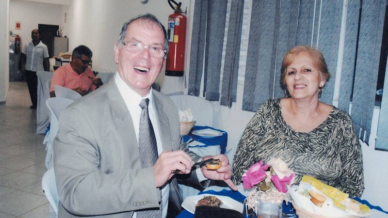 Vera e seu marido Abílio se conheceram no Sesc Bertioga, em 2003 - Arquivo pessoal/ Vera Lucia Toleto