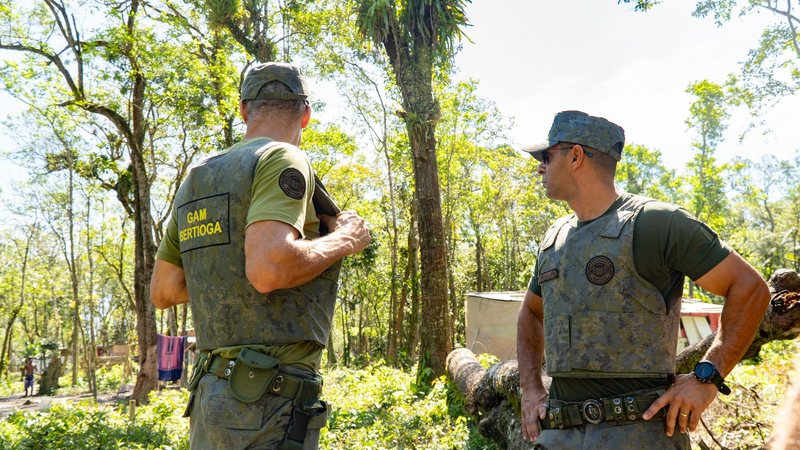 Força-tarefa é coordenada pelo Departamento de Operações Ambientais, o DOA - Divulgação/Prefeitura de Bertioga