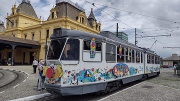 Bonde Brincar terá decoração especial para a criançada - Prefeitura de Santos