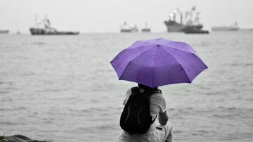 A chuva também veio passar o feriadão no litoral de SP! - Imagem ilustrativa/Pixabay