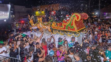 Parada de Natal do último ano reuniu cerca de 16 mil pessoas em Bertioga - Divulgação PMB/Arquivo