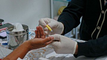 Saúde na Comunidade contará, entre outros, com testes de glicemia capilar - Divulgação/Prefeitura de Bertioga