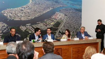 Autoridade Portuária de Santos sediou anúncio de investimentos na região - Foto: Helder Lima/PMG