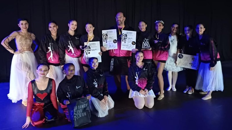 Companhia de dança conquista mais de 20 medalhas e bicampeonato na Argentina - Imagem: Divulgação / Prefeitura de Praia Grande