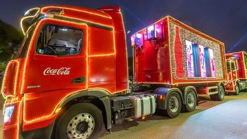 Caravana de Natal da Coca-Cola passa por São Vicente em 6 de dezembro - Divulgação