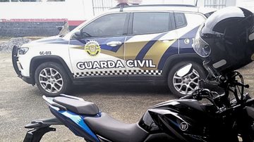 Moto constava como tendo sido furtada na manhã do próprio domingo (19) - Divulgação/Prefeitura de Bertioga
