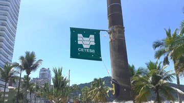 Praia do Canto do Forte é uma das que voltou a ter bandeira verde em Praia Grande - Esther Zancan