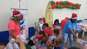 Fundo Social de São Sebastião entregou 14 mil brinquedos no fim de semana - Divulgação FSSS