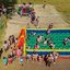 Atividades como futebol-de-sabão, cama-elástica e brinquedos infláveis estão incluídas na programação - Prefeitura de Bertioga