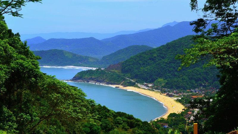 Praia de Boiçucanga ostenta bandeira vermelha da Cetesb - Reprodução/Site Viva o Mundo