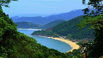 Praia de Boiçucanga ostenta bandeira vermelha da Cetesb - Reprodução/Site Viva o Mundo