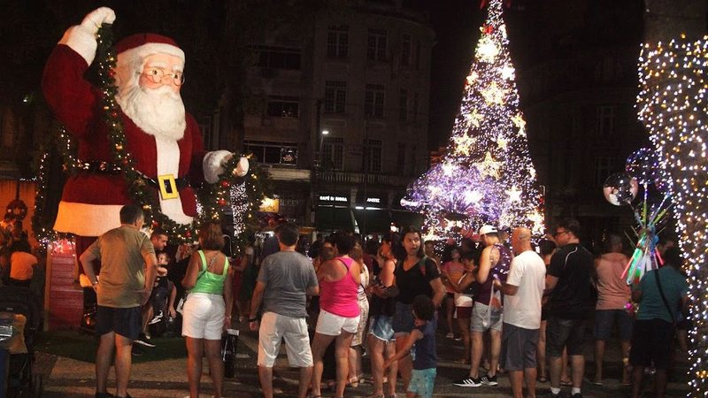 Encerrado no sábado (23), Natal Criativo foi um sucesso, avalia secretária - Imagem: Divulgação / Prefeitura de Santos