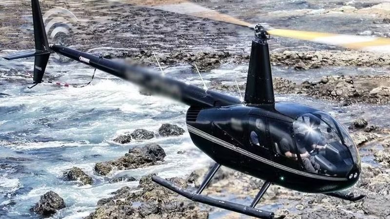 Helicóptero desaparecido é do mesmo modelo da foto ilustrativa - Divulgação