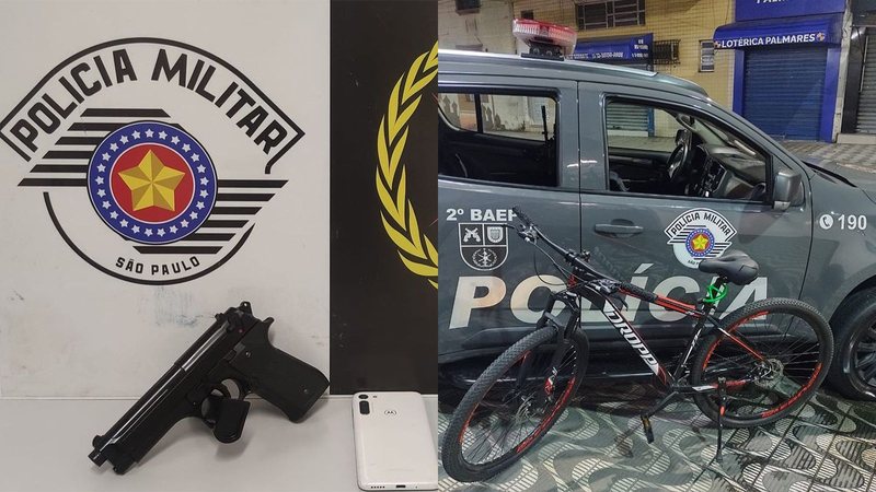 Os policiais foram acionados por populares que presenciaram o crime - Divulgação/Polícia Militar