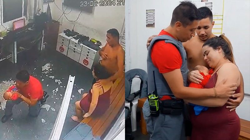 Bombeiro salva bebê de 4 dias engasgado em Guarujá\u003B veja vídeo