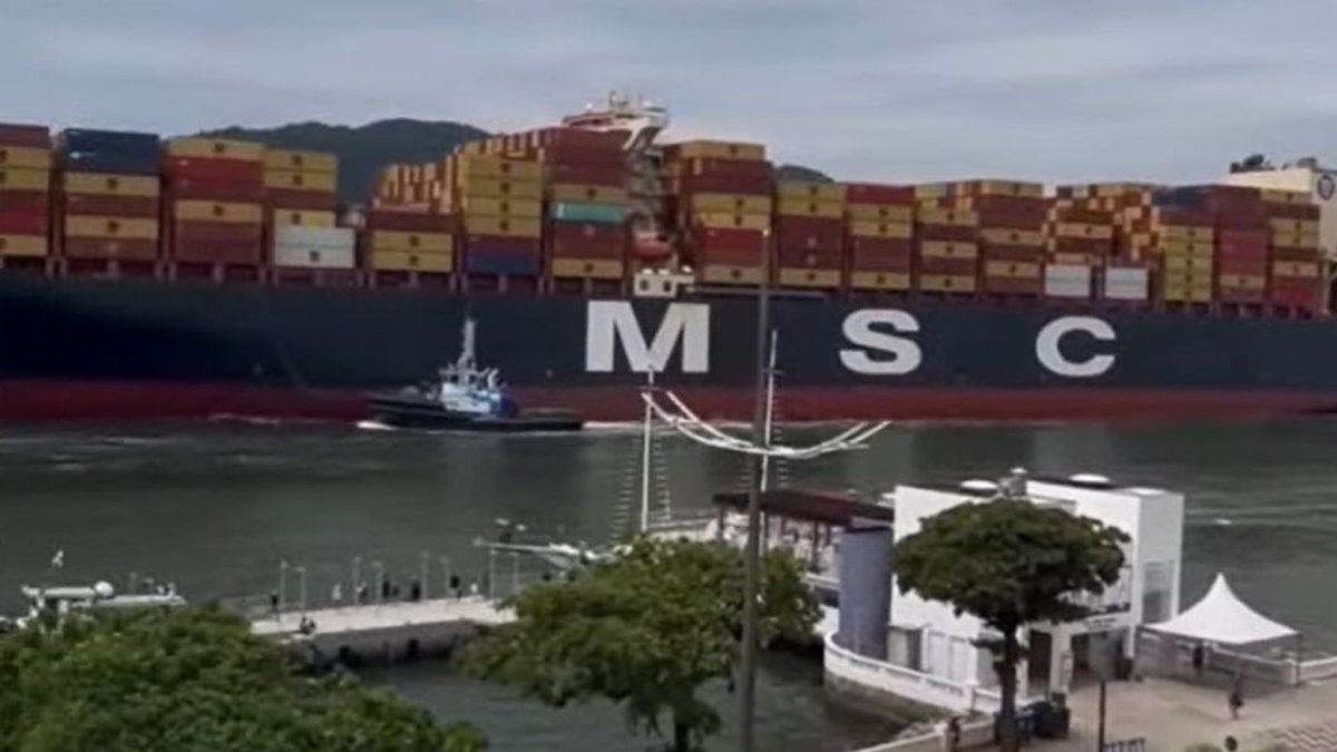 Porto De Santos Recebe Pela Primeira Vez Navio Com 366 Metros 3916