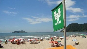 Sinal verde para as praias do litoral norte de SP nesta semana - Divulgação/Cetesb