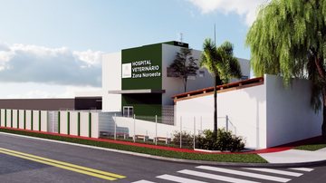 Hospital veterinário contará com dois pavimentos e diversos tipos de atendimento - Divulgação/Prefeitura de Santos