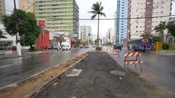 As intervenções na mobilidade urbana acompanham uma estratégia de reestruturação da cidade - Prefeitura de São Vicente