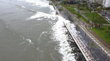 Aumento do nível do mar pode ser de até 50 centímetros - Carlos Nogueira/Prefeitura de Santos