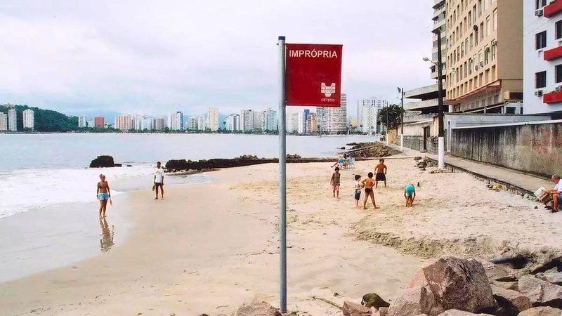 Litoral de SP tem mais de 20 praias impróprias no feriadão de Páscoa