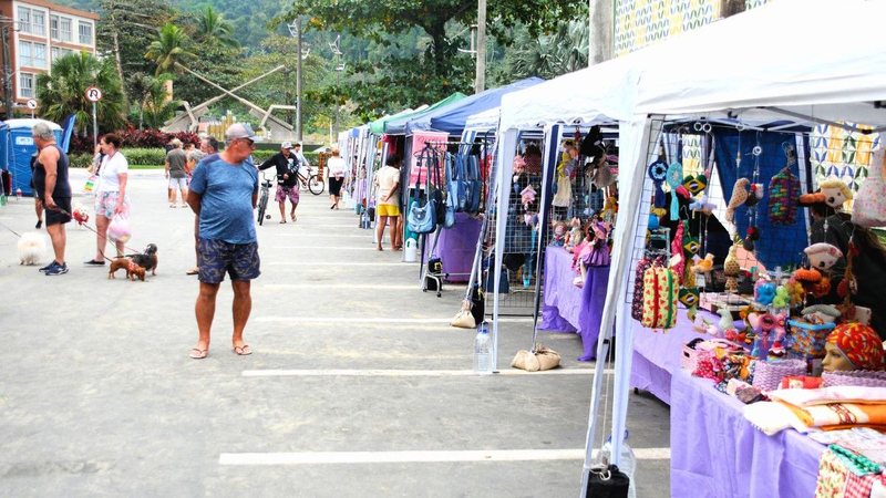 Produtos da feira são produzidos de maneira 100% artesanal - Richard Aldrin/Prefeitura de Praia Grande