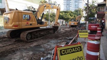 A previsão é de que os serviços terminem no dia 15 de junho - Prefeitura de Santos