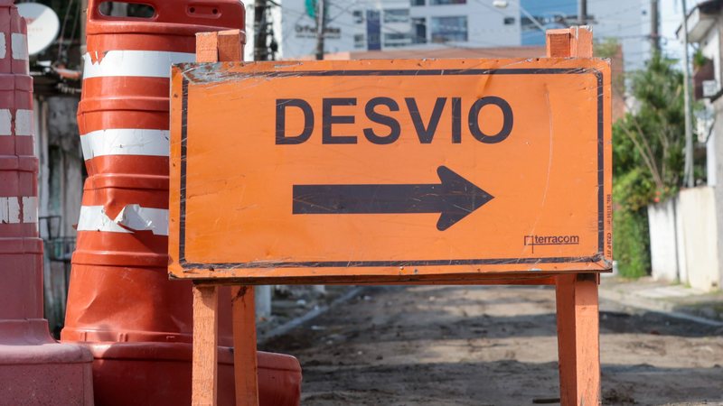 Obras seguem até 15 de maio no bairro Guilhermina - Divulgação/Prefeitura de Praia Grande