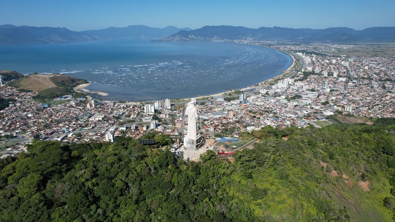 Morro Santo Antônio foi um dos locais visitados pelos operadores - Turismo Caraguatatuba