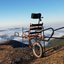 Cadeira Julietti foi criada para desbravar trilhas montanhosas - Divulgação/Instituto Montanha Para Todos