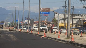 De acordo com o DER, a modernização da SP 055 é parte de um projeto de melhoria das rodovias estaduais - Divulgação DER